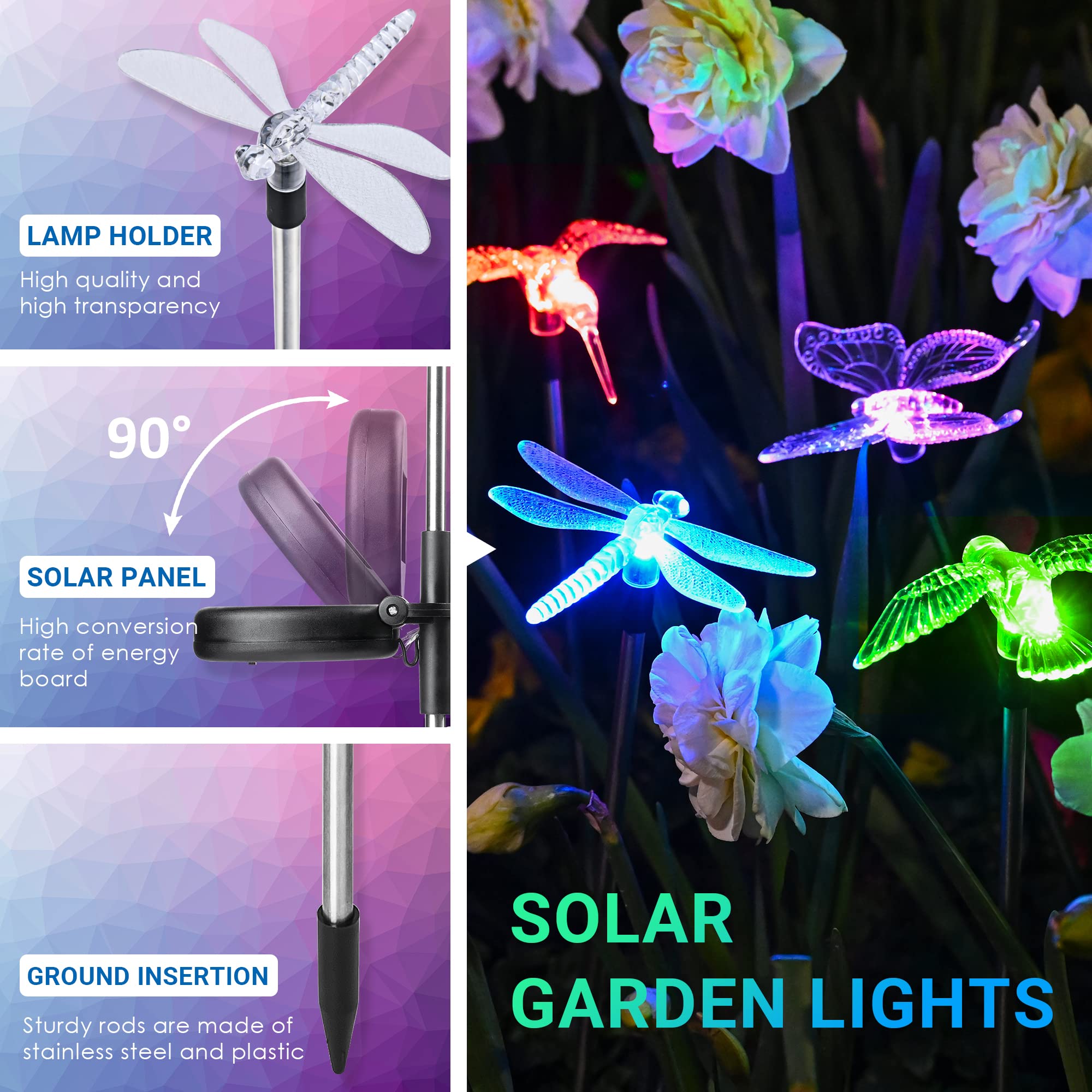 SOLPEX waterproof garden lights withstand rain and snow for year-round decoration.