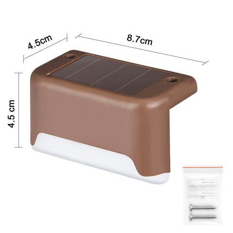 SOLPEX deck light close-up highlights rugged ABS shell for outdoor use.