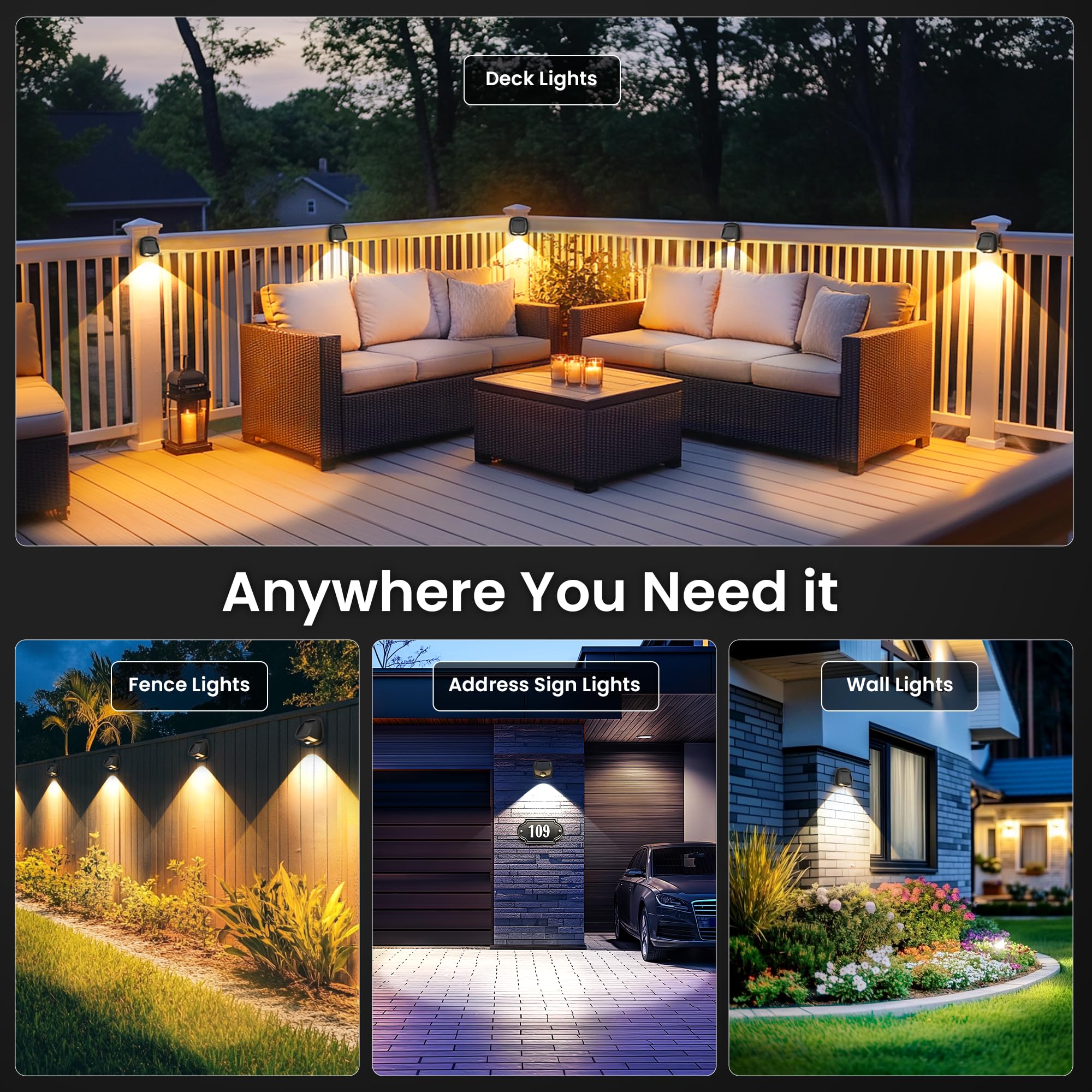 SOLPEX outdoor lighting with dusk-to-dawn automation reduces manual effort.