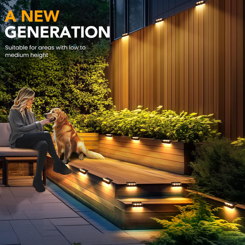 SOLPEX 16-pack sun-powered lights brighten yard and patio with warm white LEDs.