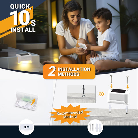 SOLPEX solar fence light in the garden creates mood lighting