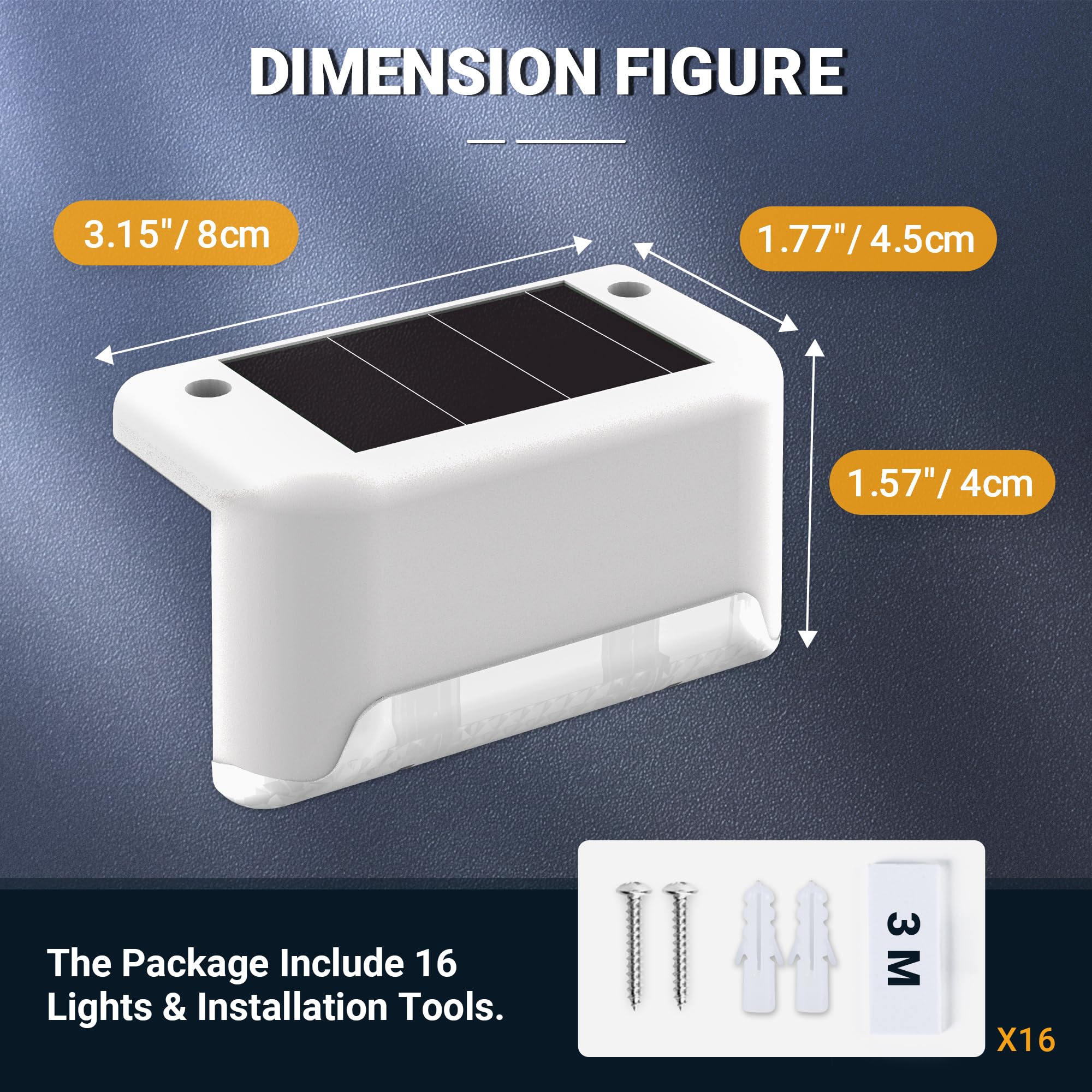 SOLPEX solar fence light on the porch adds welcoming warmth