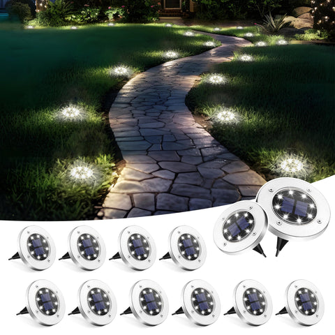 SOLPEX solar ground light pathway for safe nighttime navigation and curb appeal.