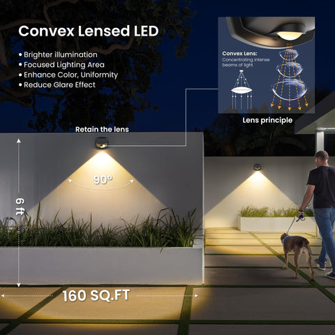 SOLPEX solar porch light creates inviting garden glow for evenings.