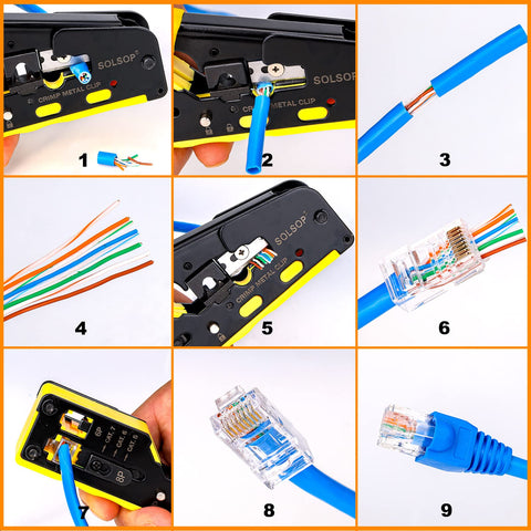 Solsop all-in-one tool kit includes manual and tester for easy setup.