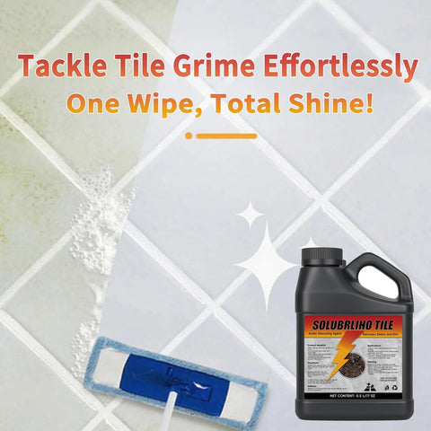 Solubrliho Tile multi-surface formula safe on ceramic, porcelain, and stone