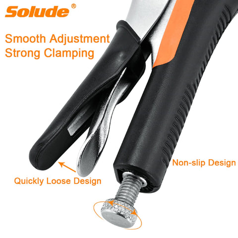 SOLUDE compact storage box keeps all clamps organized and portable