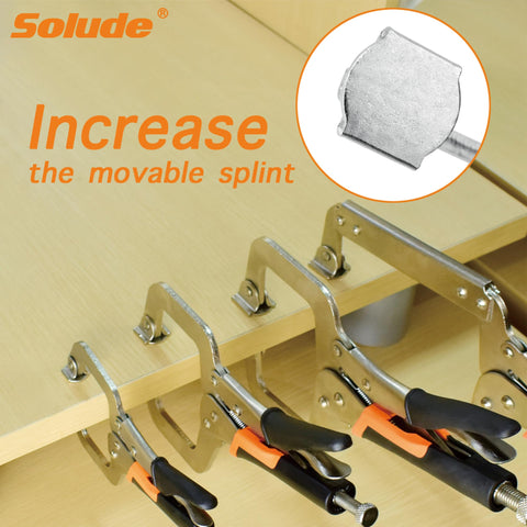 SOLUDE heavy-duty carbon steel construction ensures durability under tough jobs.