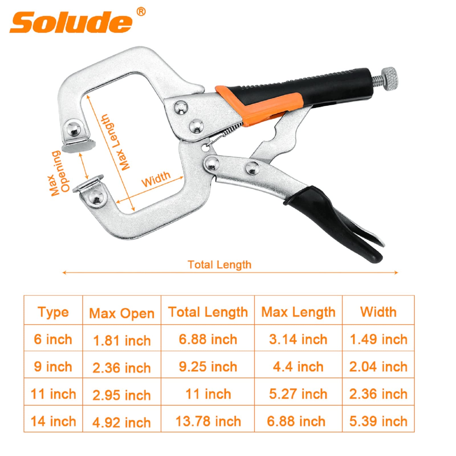 SOLUDE swivel-pad face clamps protect surfaces during precise clamping