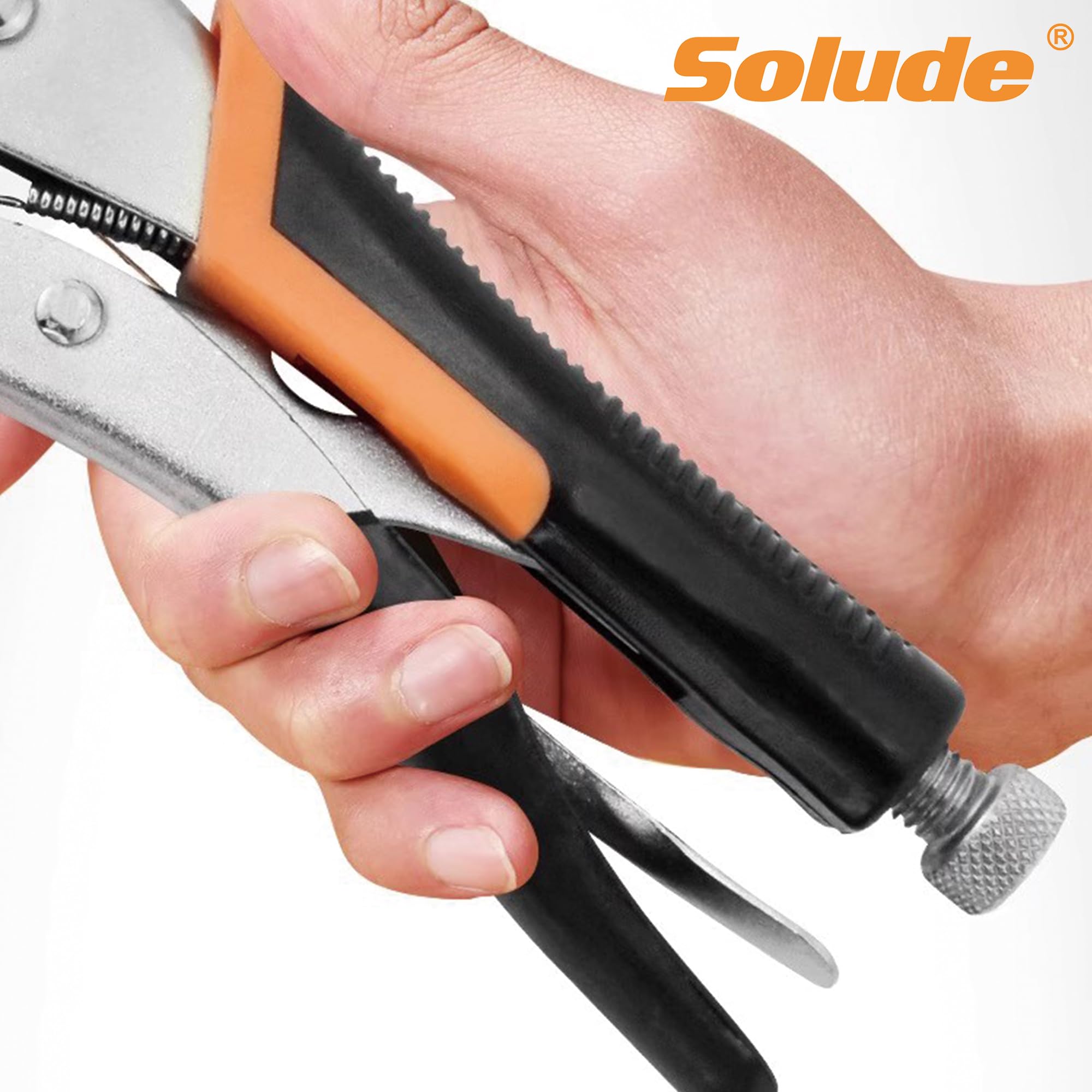 SOLUDE Swivel pads protect surfaces while clamping.
