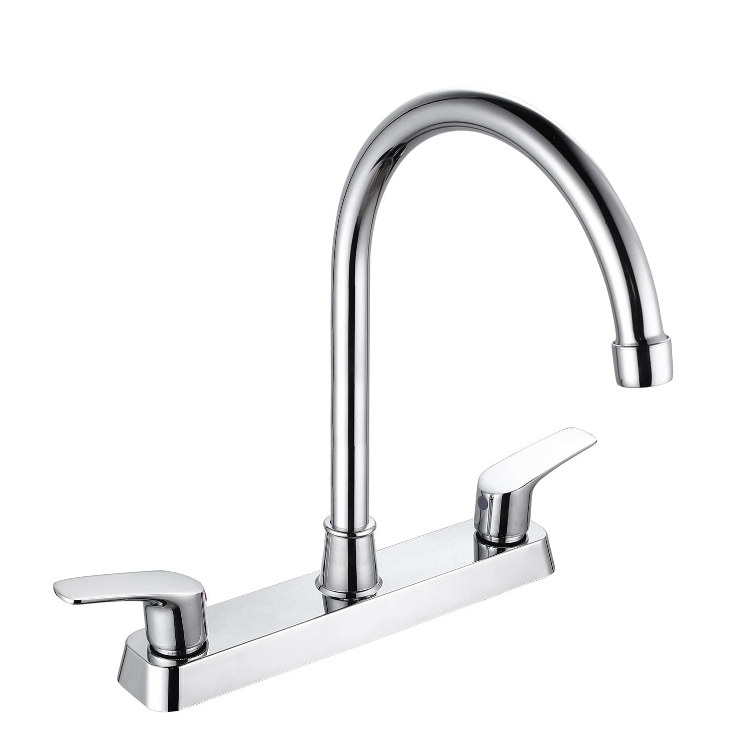 SOLVEX 2-handle faucet with high arc for easy washing