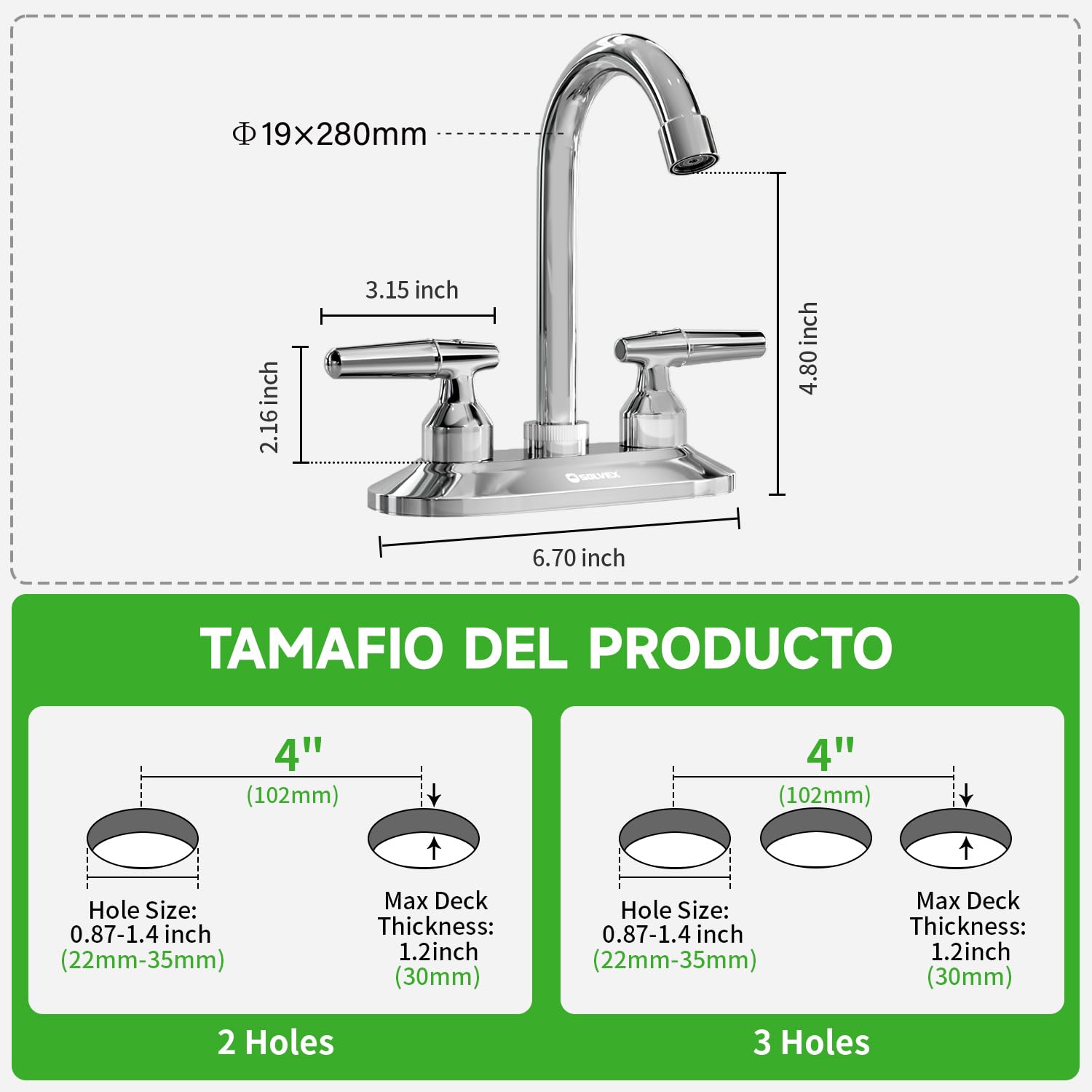 SOLVEX lead-free brass bathroom faucet highlights safety and durability.