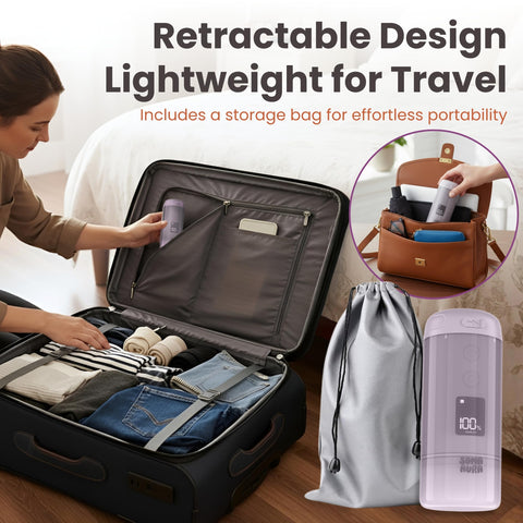 Soma Aura travel-ready design supports postpartum and daily hygiene.
