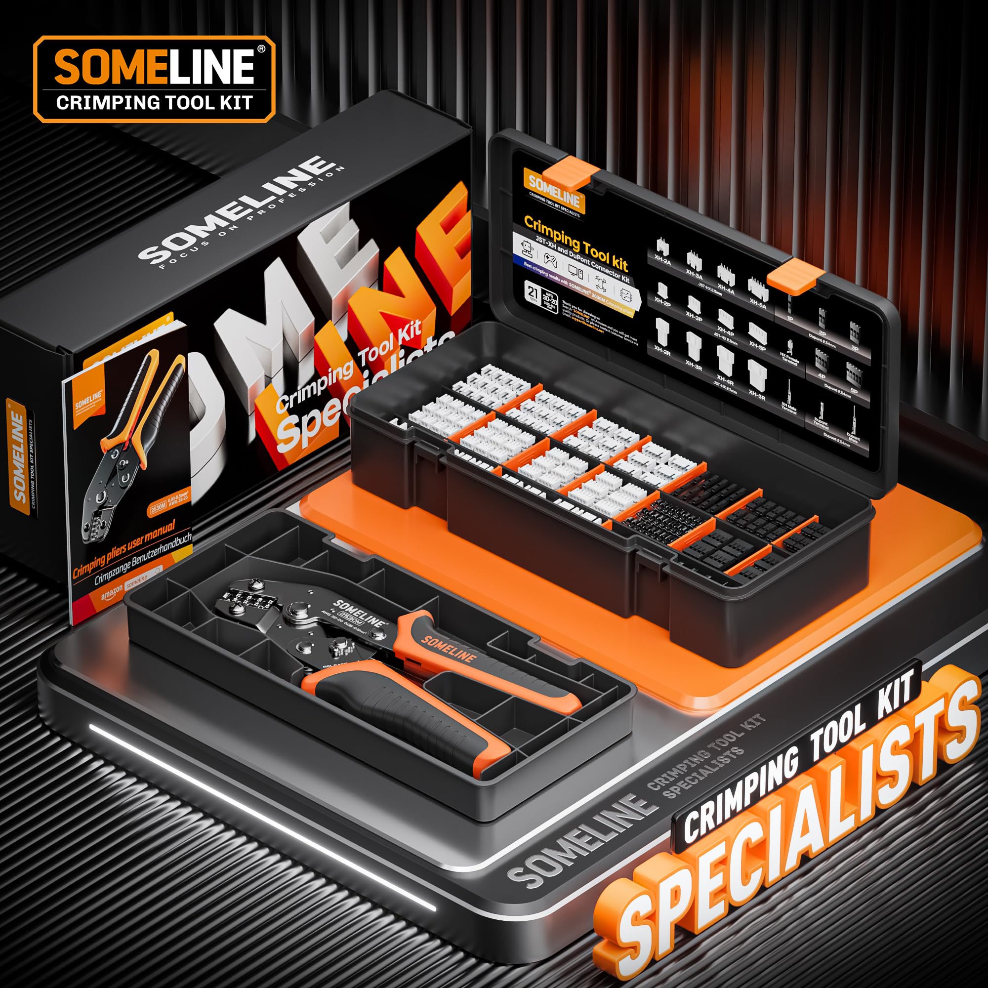 SOMELINE AMP/TE EI series connectors for robust interfacing