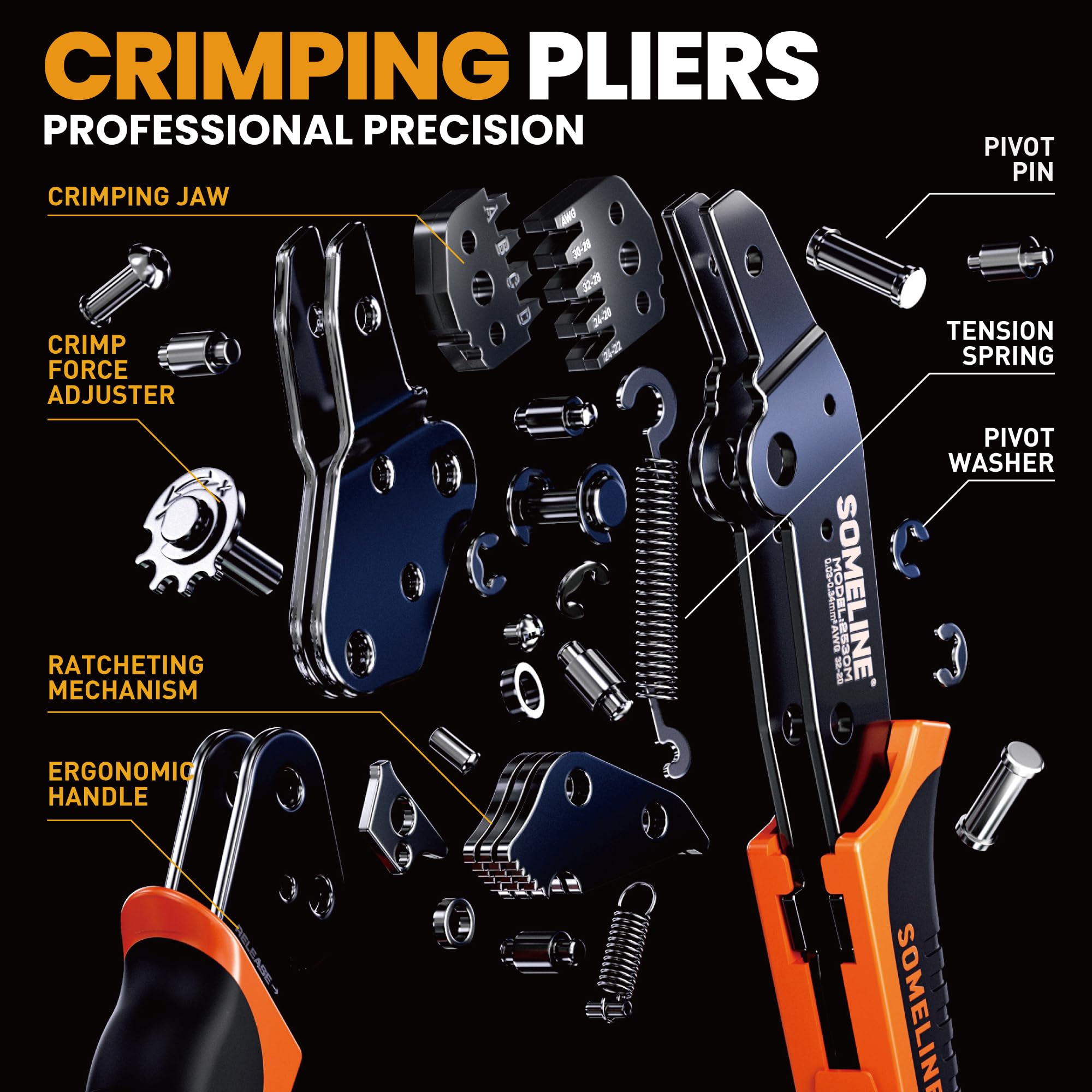 SOMELINE ergonomic non-slip handles enhance comfort during use.