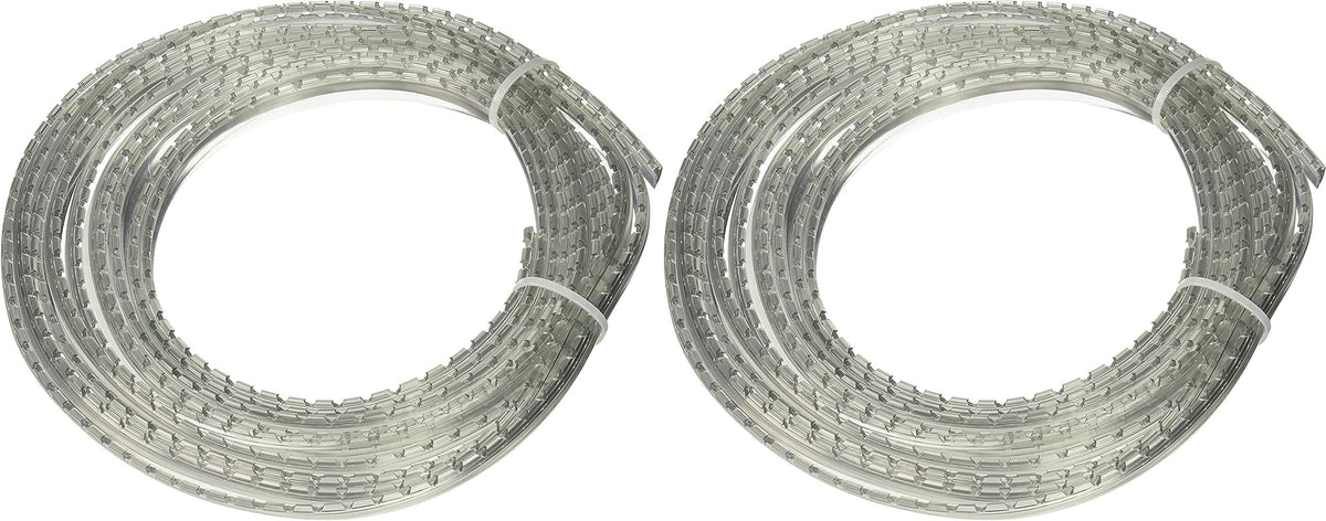 Sommerfeld's Tools for Wood clear glass retainer lining cabinet doors for secure fit.