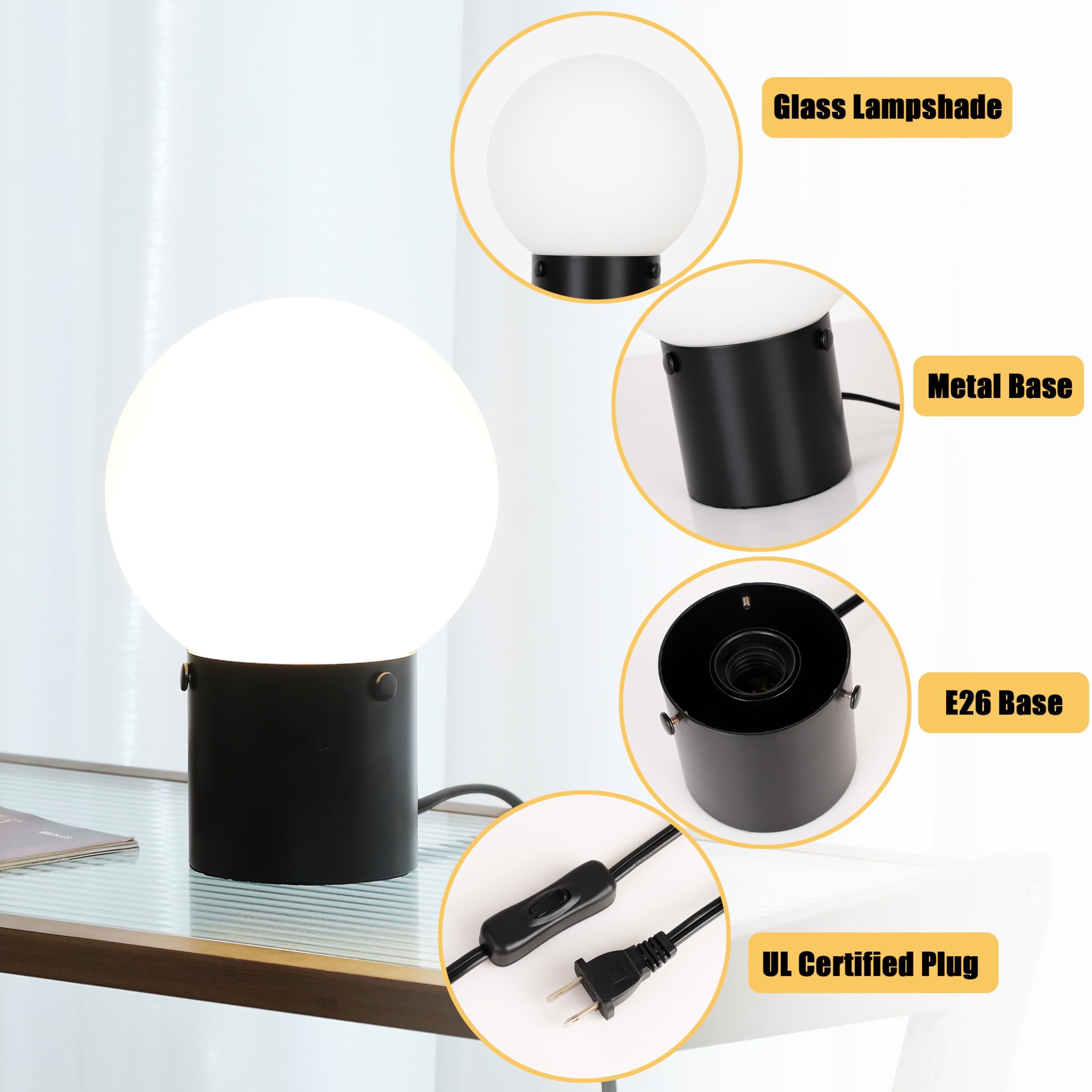 Somniferous mid-century modern lamp base with clean lines complements contemporary decor.