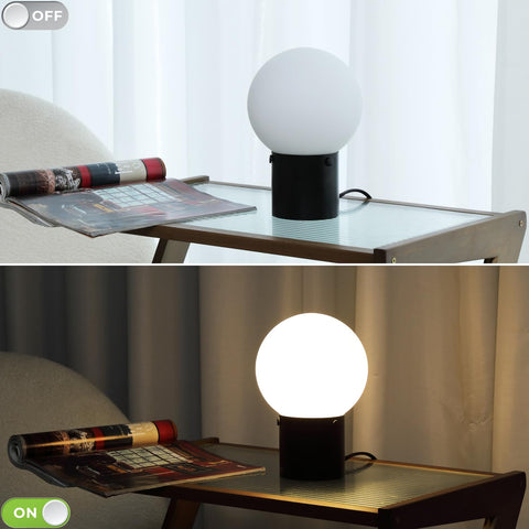 Somniferous table lamp assembly is quick and simple for busy spaces.