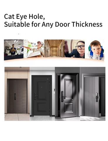 Sonew door viewer installs quickly with no tools.