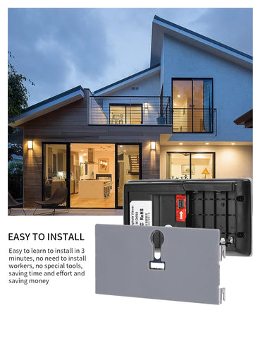 Sonew visual doorbell function provides clear visitor alerts.