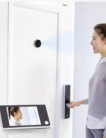 Sonew 120-degree wide-angle view aids safer entry checks.