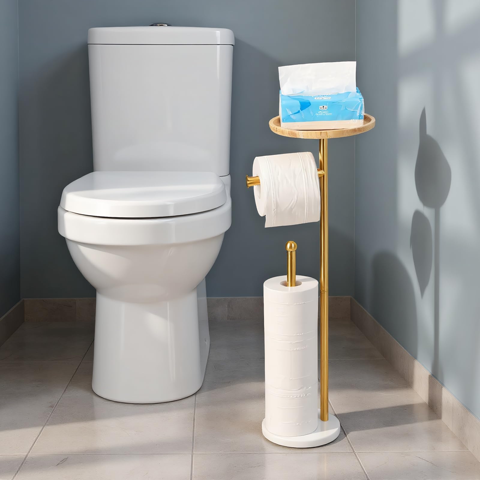 Songtec standing holder complements any decor as a practical piece.