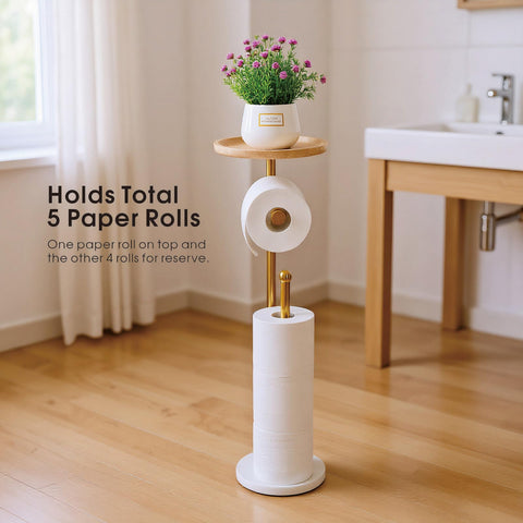 Songtec standing holder with phone shelf for hands-free convenience.