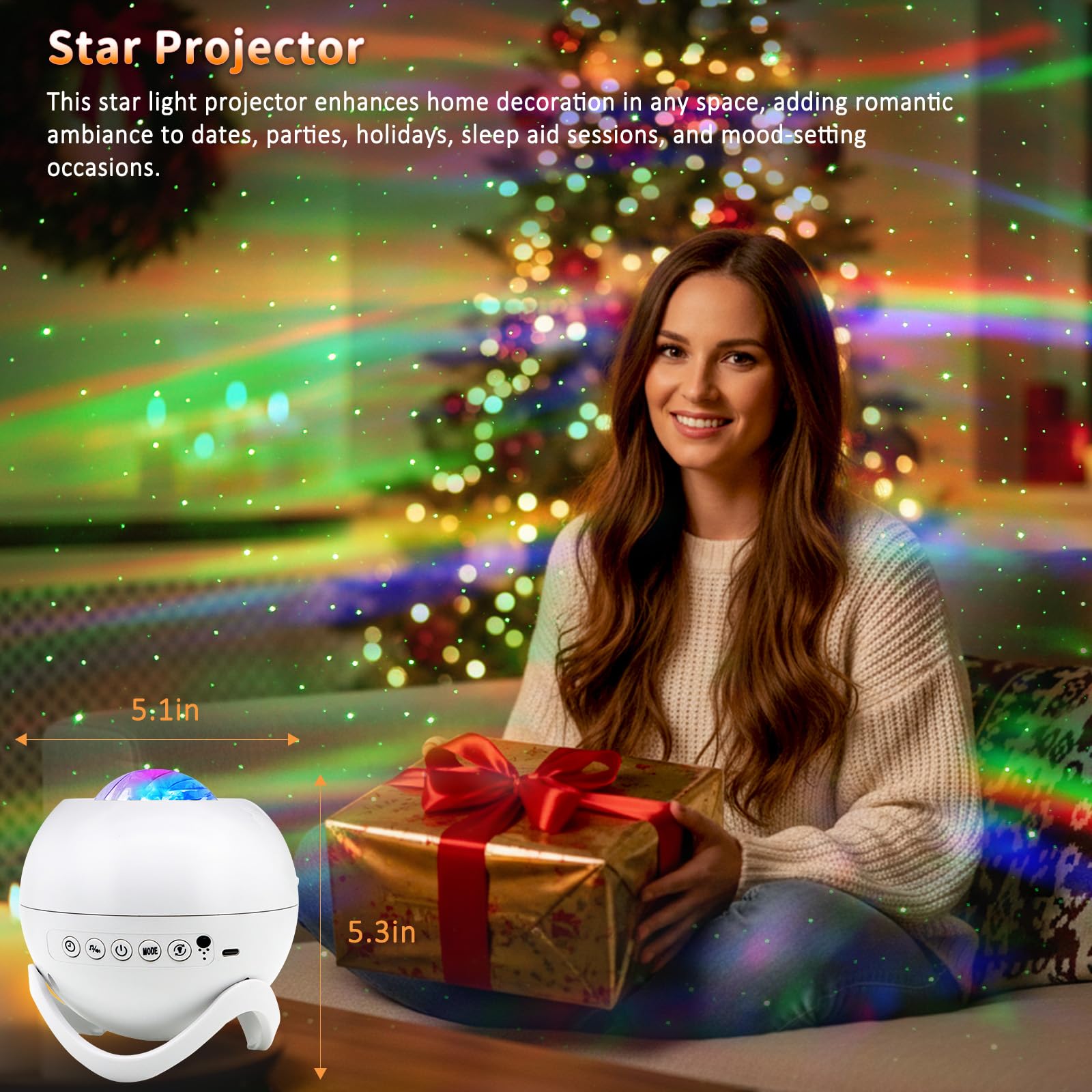 Sonhonron Star Projector holiday decor lighting for gatherings