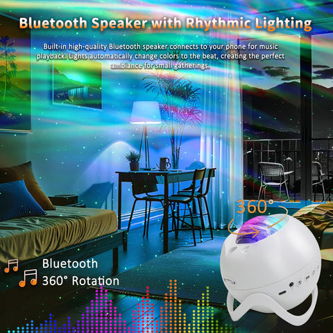 Sonhonron Star Projector remote control enables quick lighting adjustments