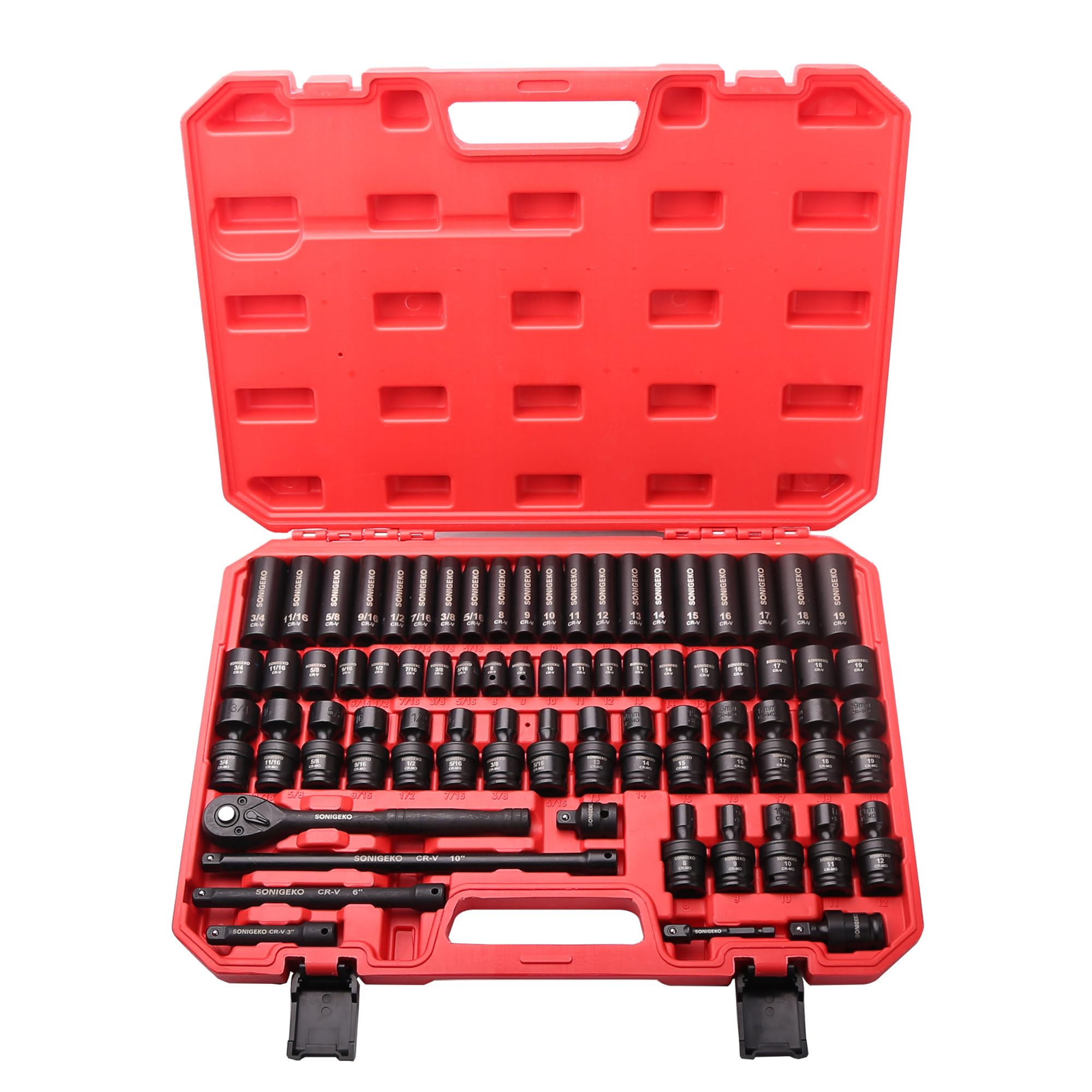 SONIGEKO metric standard sockets for precise fastener fit