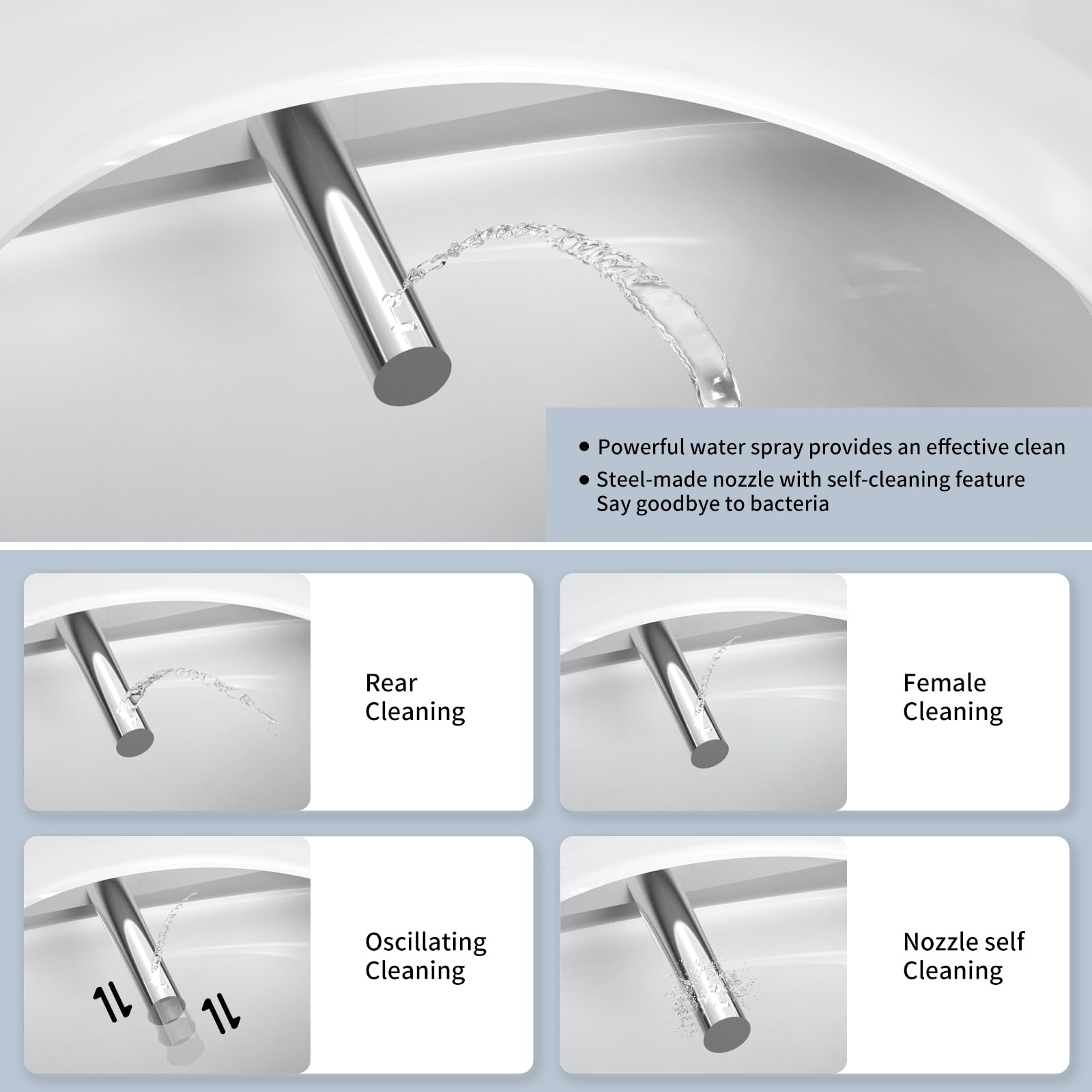 Soningsimi bidet seat with heated seat for comfortable use.