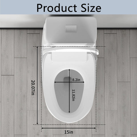Soningsimi bidet seat night light for easy nighttime use.