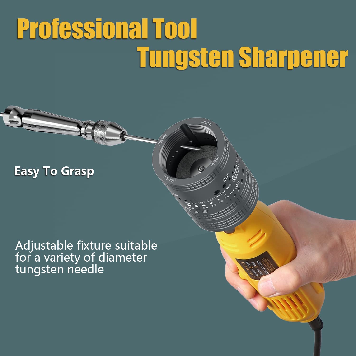 SONNLER electrode sharpener ready-to-use setup delivers dependable tip geometry.