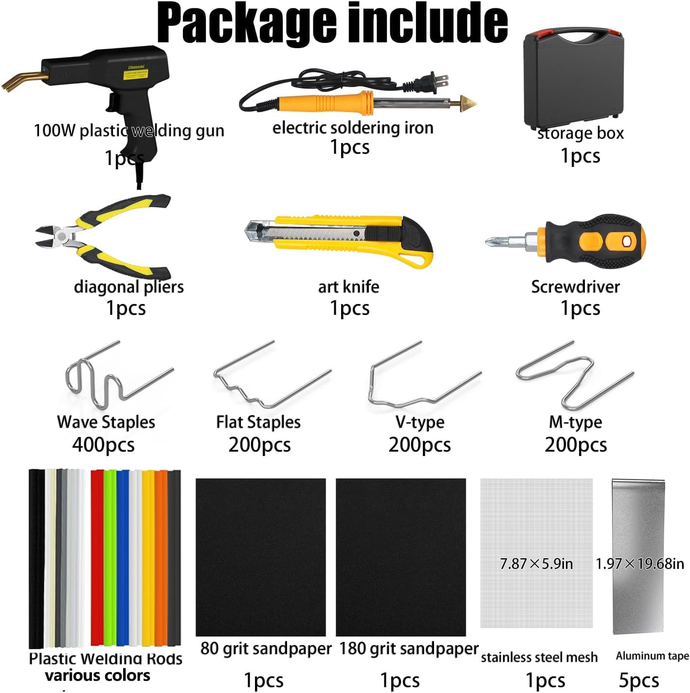 SONNLER hot stapler set ready for quick plastic joins.
