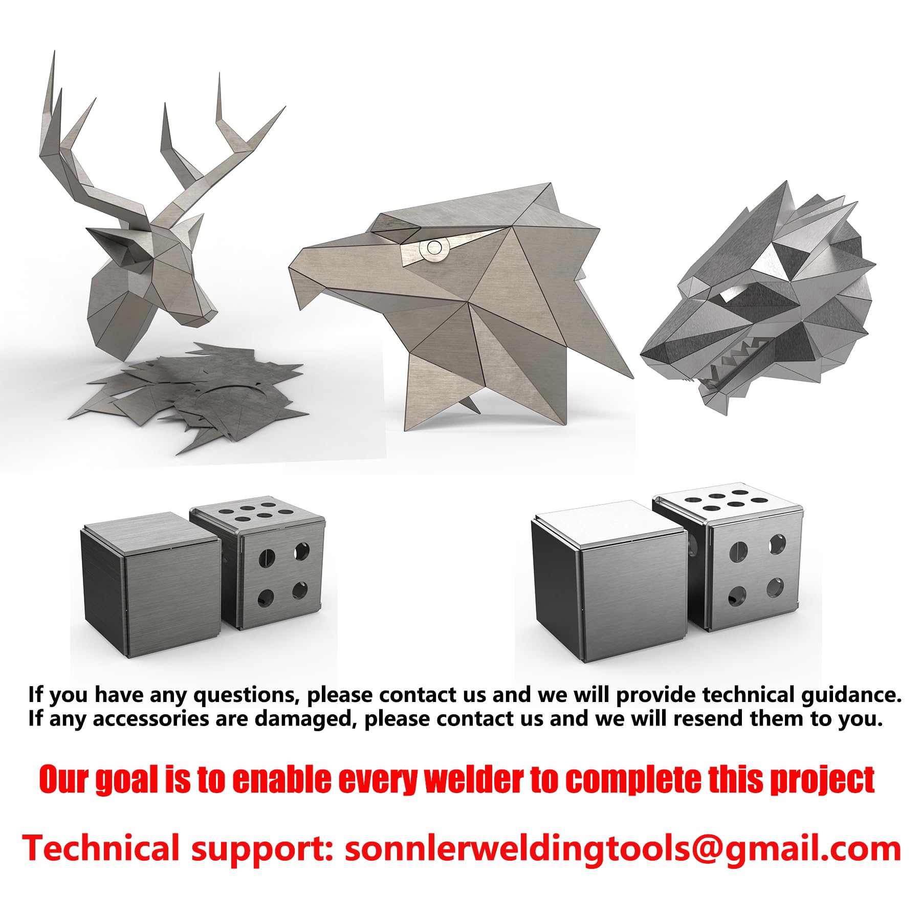 SONNLER welding coupons with durable, precision-cut pieces for clean welds.