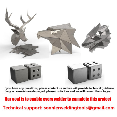 SONNLER welding coupons with durable, precision-cut pieces for clean welds.