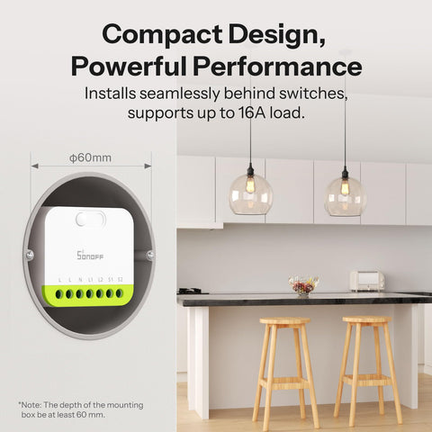 SONOFF MINI Duo 2 two-channel control for two loads