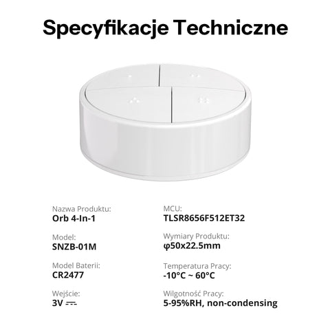 SONOFF Orb wire-free installation with magnets, adhesive, or screws.