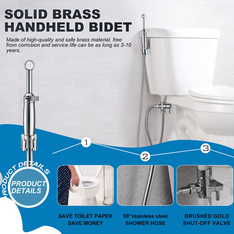 Ergonomic handle of SonTiy bidet sprayer for comfortable use