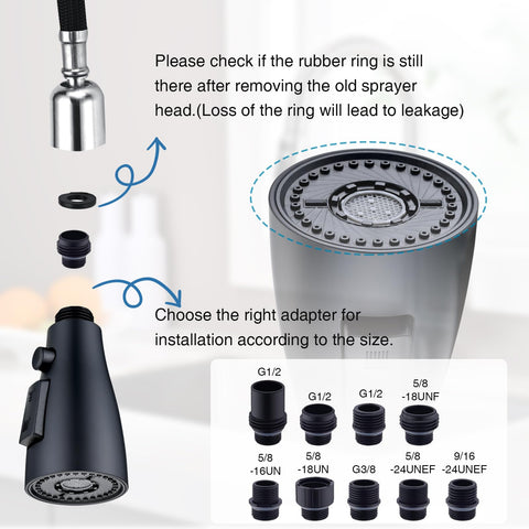 Easy DIY installation in minutes with SonTiy spray head