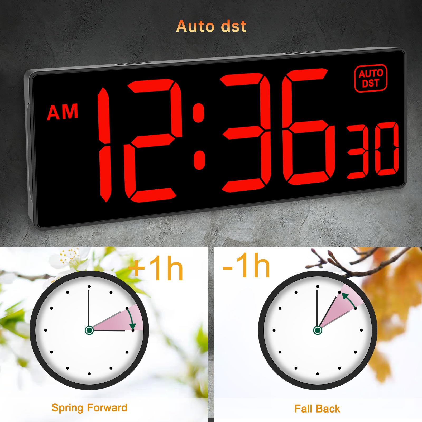 Soobest auto DST and time format simplify scheduling and timekeeping.