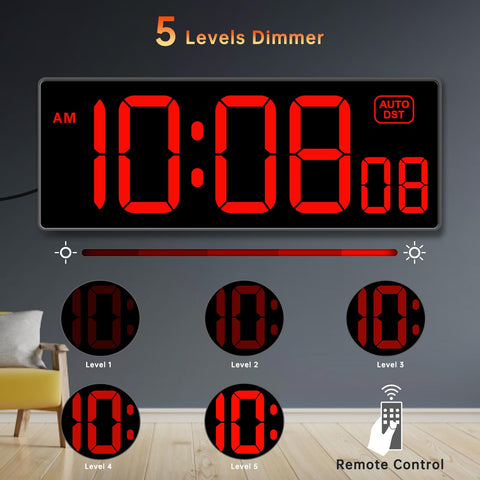 Soobest clock seconds display provides precise timing for workouts and cooking.