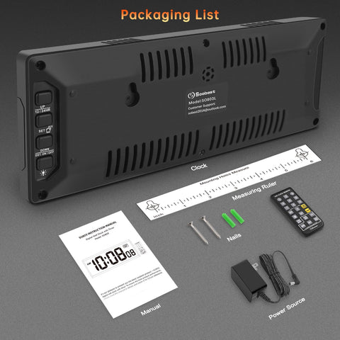 Soobest wall-mount design with long 70 inch cable for flexible placement.