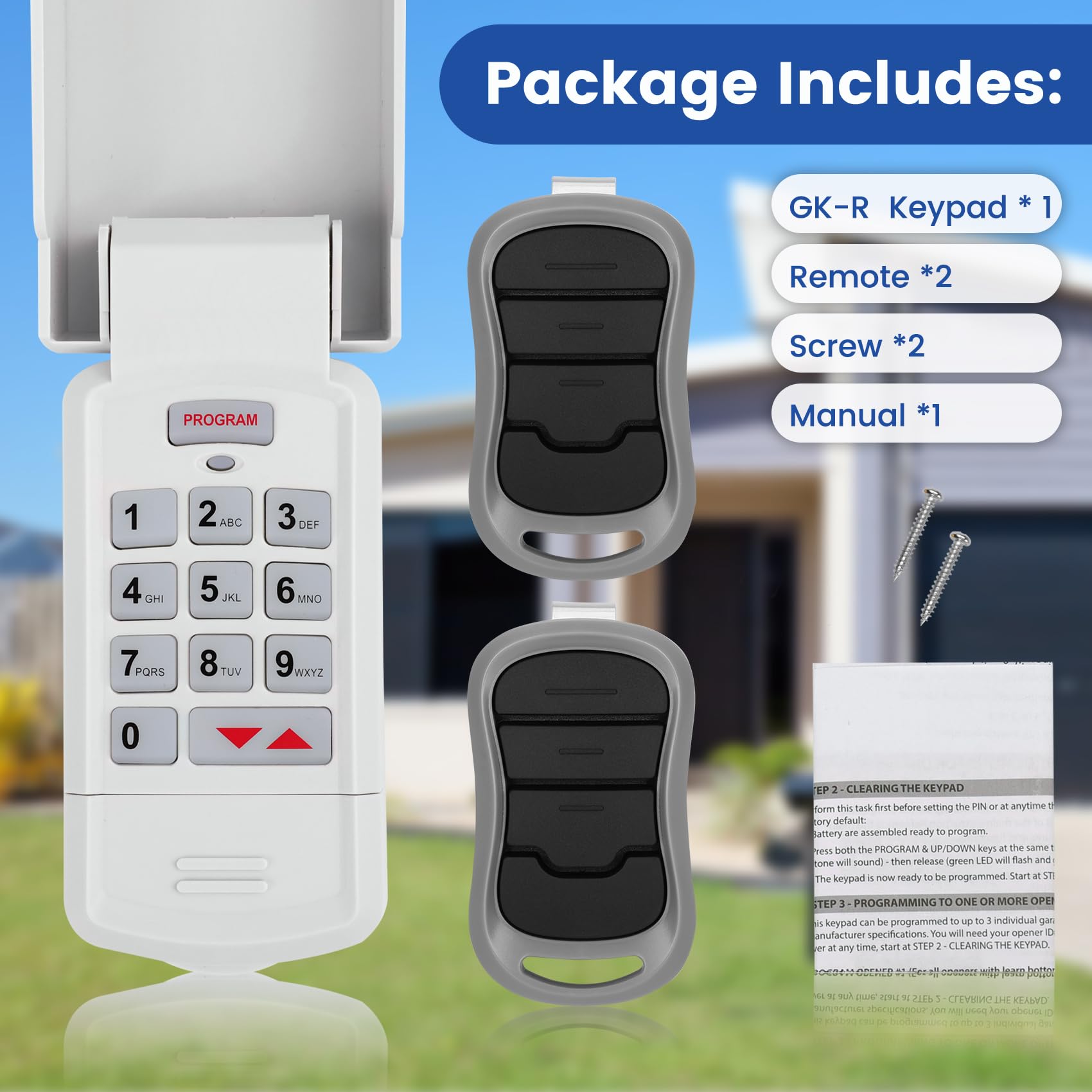 Soobool remote with sunshade clip ready for car visor