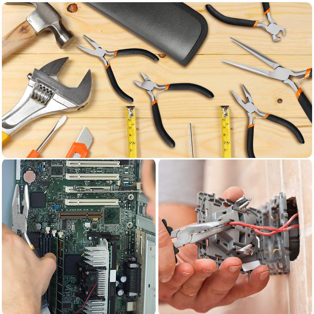 SOONAN end cutting pliers flush-cut small wires.