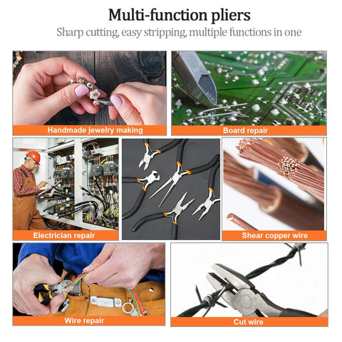 SOONAN compact PVC case keeps all five pliers organized.