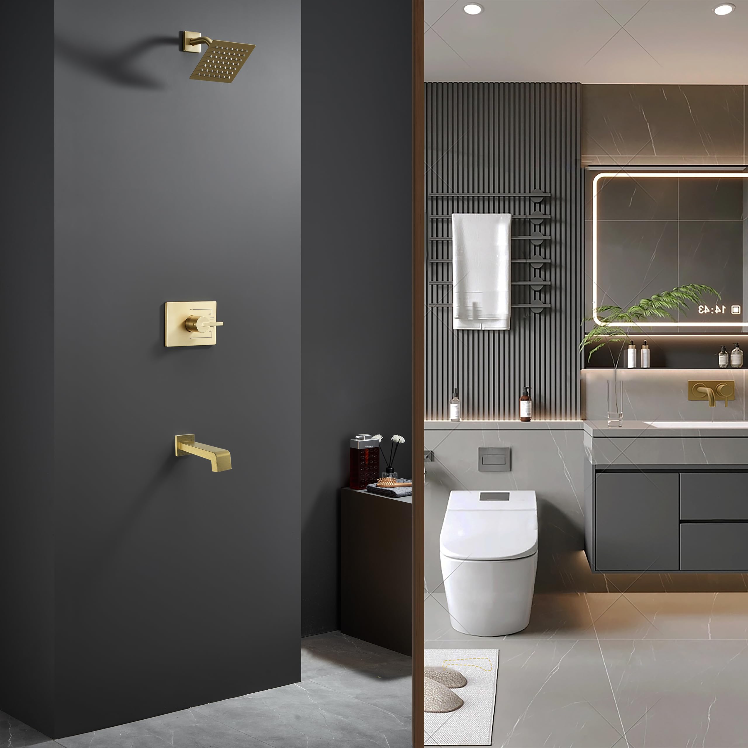 SOOOHOT US-standard connection confirms easy compatibility with common plumbing.