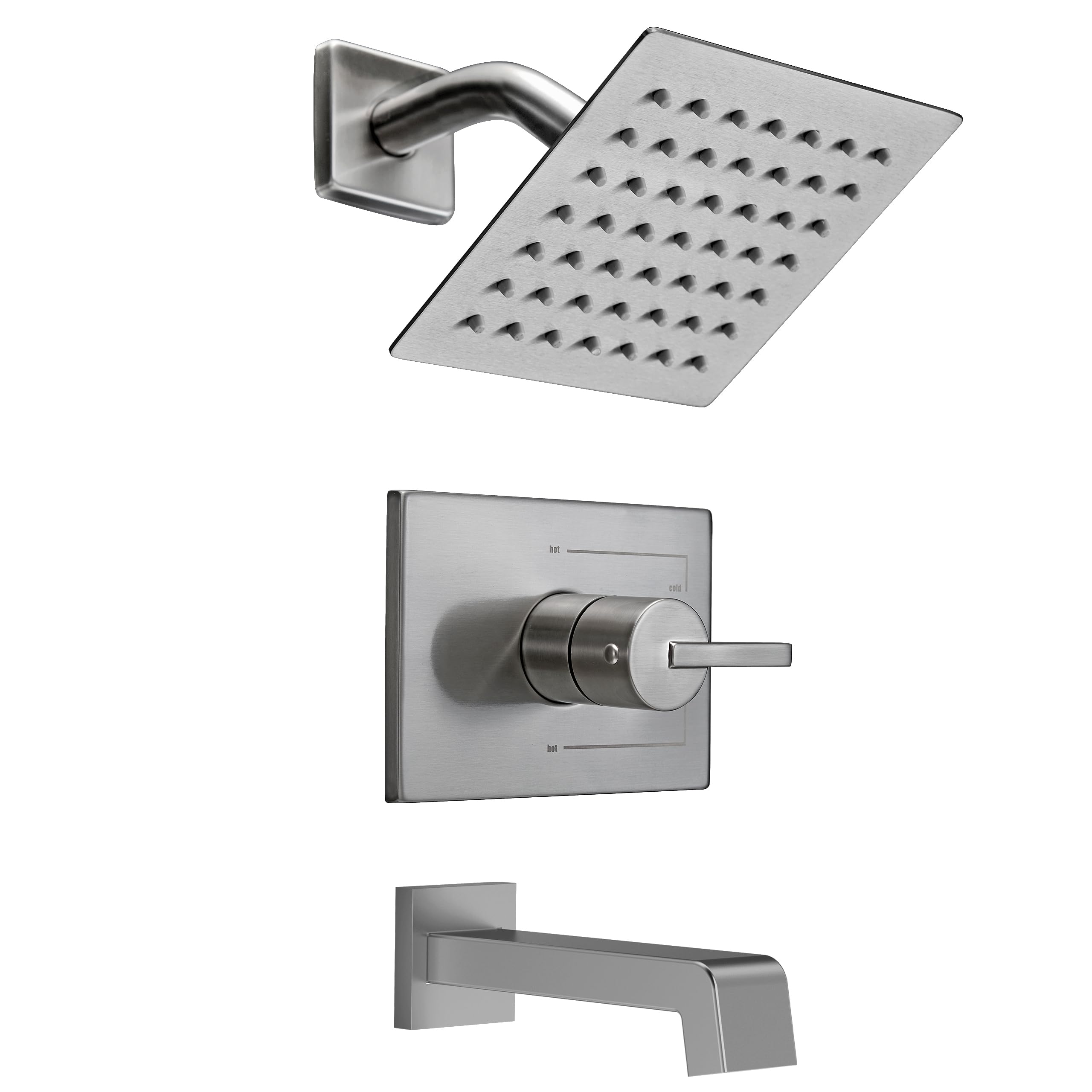 SOOOHOT bathtub shower system complete kit for easy installation and durable brushed nickel finish.