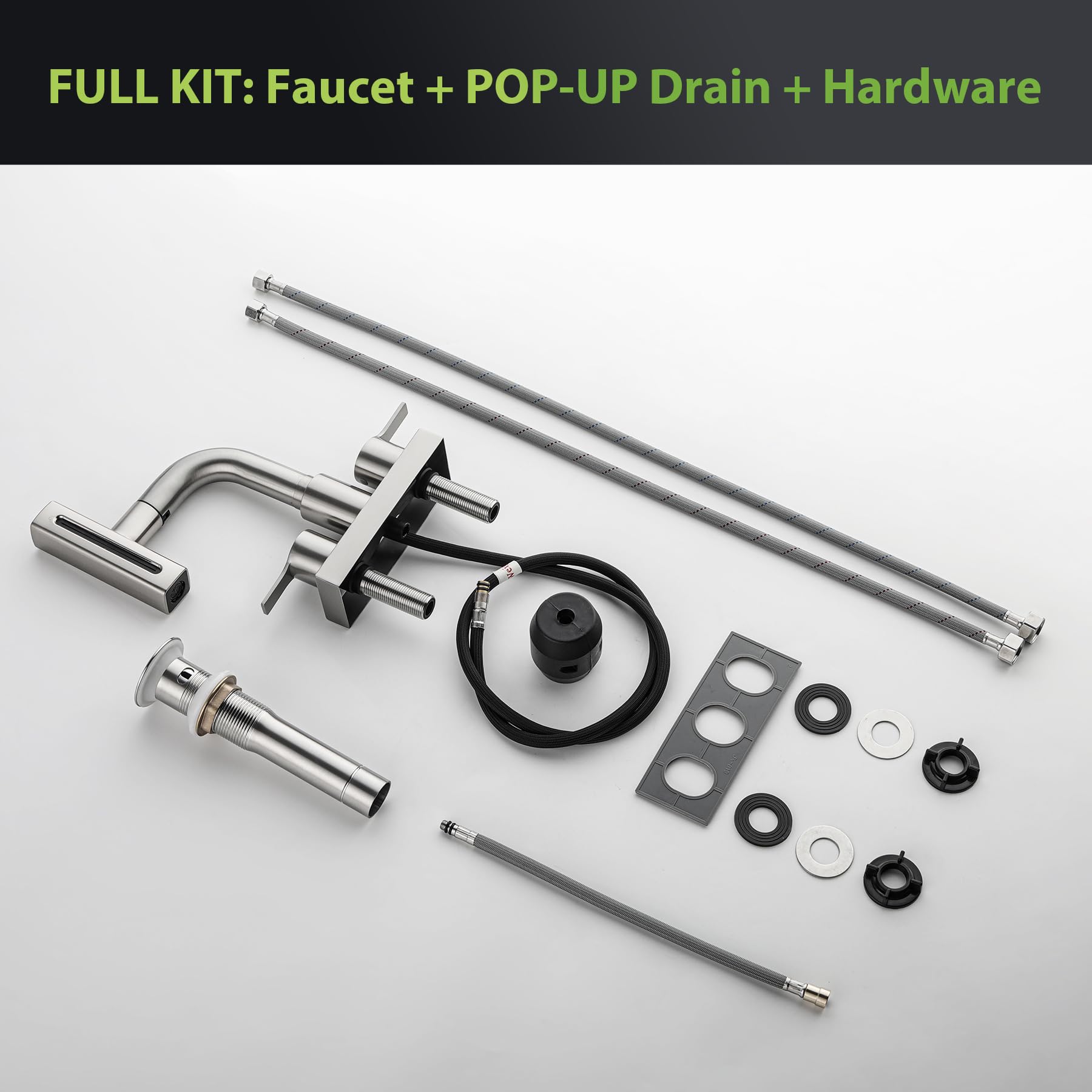 SOOOHOT versatile faucet suitable for laundry basins, RVs, or powder rooms.