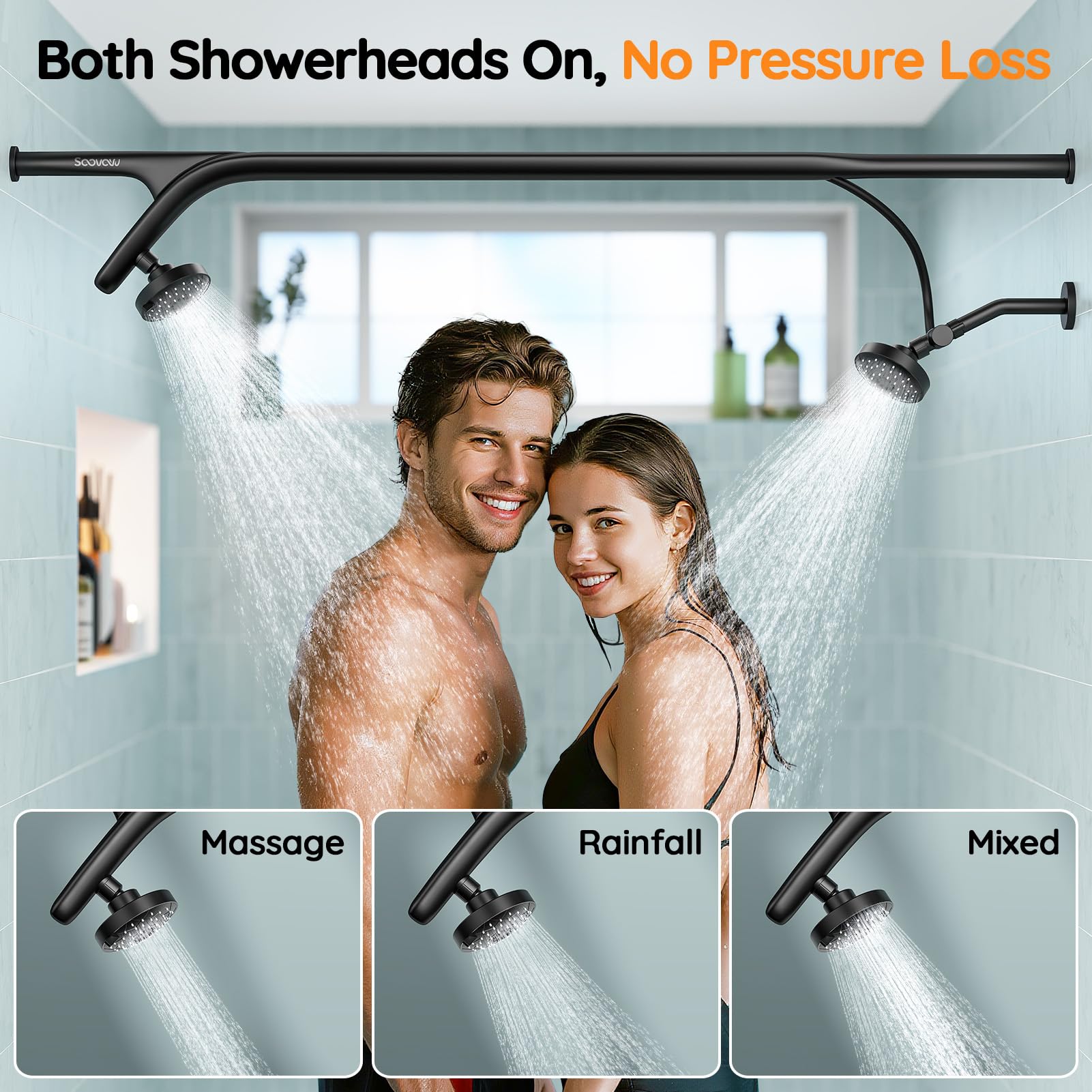 SOOVOW gift-ready dual shower system offers a practical luxury for gifting.